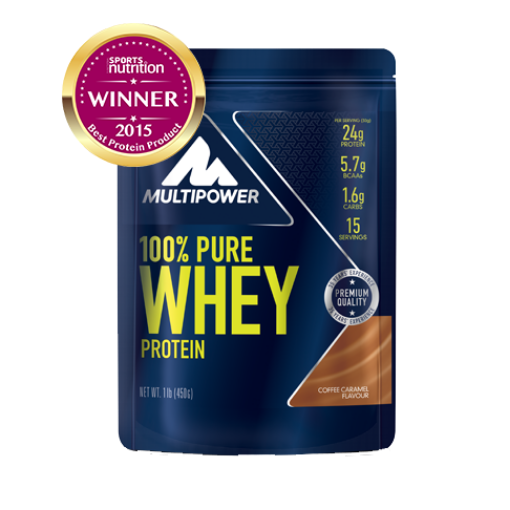 Bild på 100% Pure Whey Protein - 450g - Kaffe Karamell MPOWER