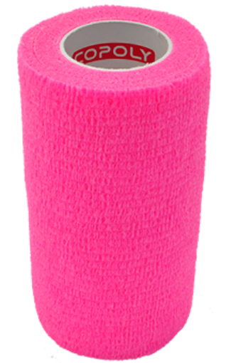 Bild på Självhäftande elastisk bandage 10 cm - Rosa