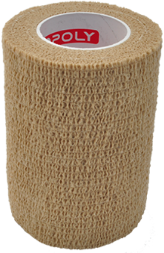 Bild på Självhäftande elastisk bandage 7,5 cm - Beige