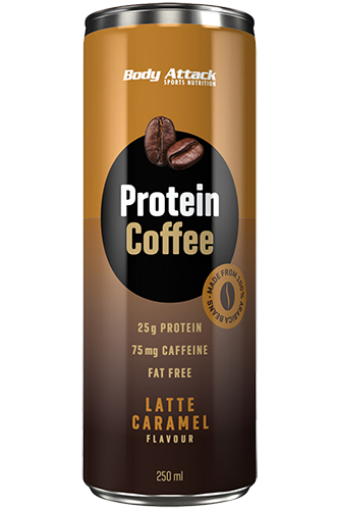 Bild på Proteinkaffe - 250 ml Karamell-Latte Body Attack