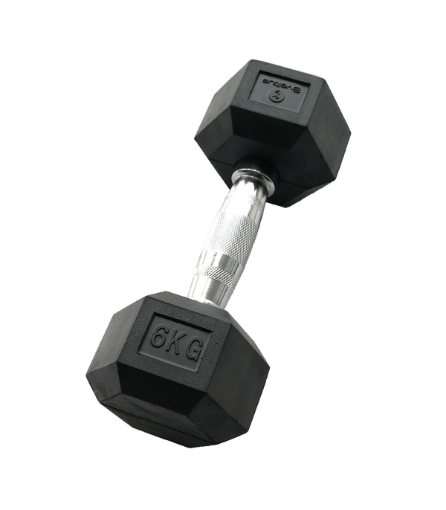 Bild på Gantera hexagonala 6kg - Dumbbell 