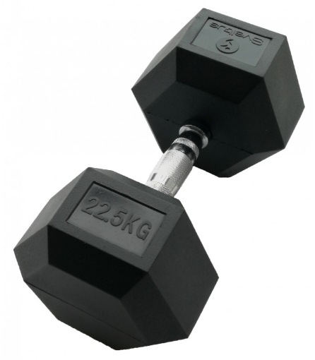 Bild på Hexagonformad hantel 22.5 kg - Dumbbell