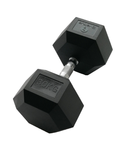 Bild på Hexagonformad hantel 30 kg - Dumbbell