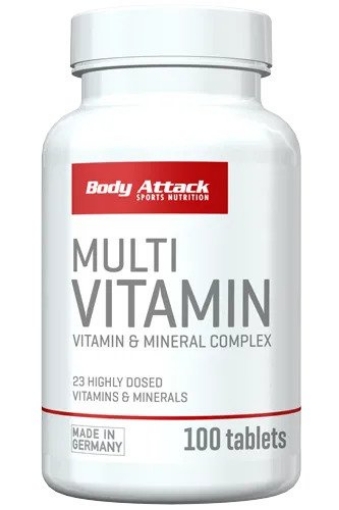 Bild på MULTIVITAMINER 100 TABLETTER - BODY ATTACK