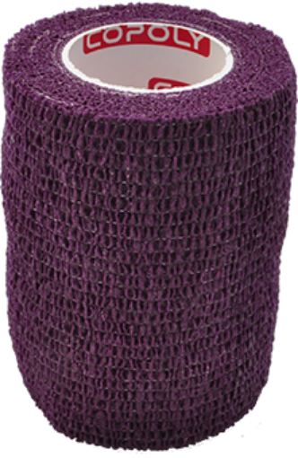 Bild på Självhäftande elastisk bandage 7,5 cm - Burgundy