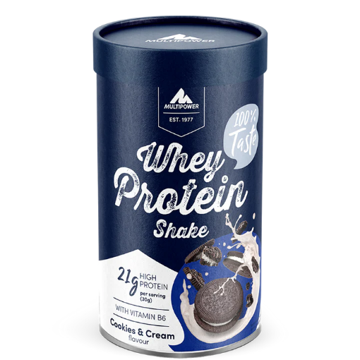 Bild på Vassleproteinshake 420g - Cookies & Cream MultiPower