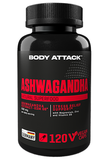 Bild på Ashwagandha 120 kapslar - Body Attack