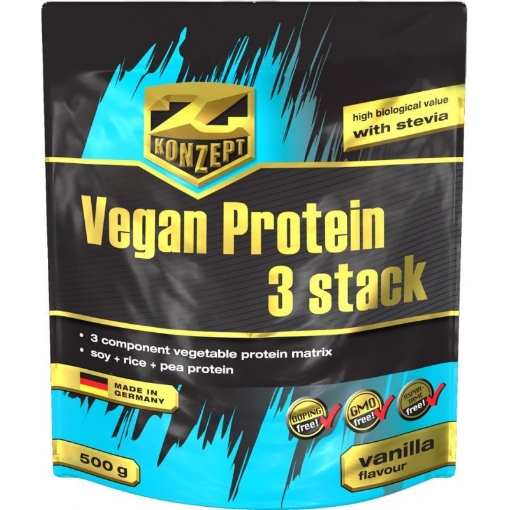 Bild på VEGAN PROTEIN 3 STACK - 500G