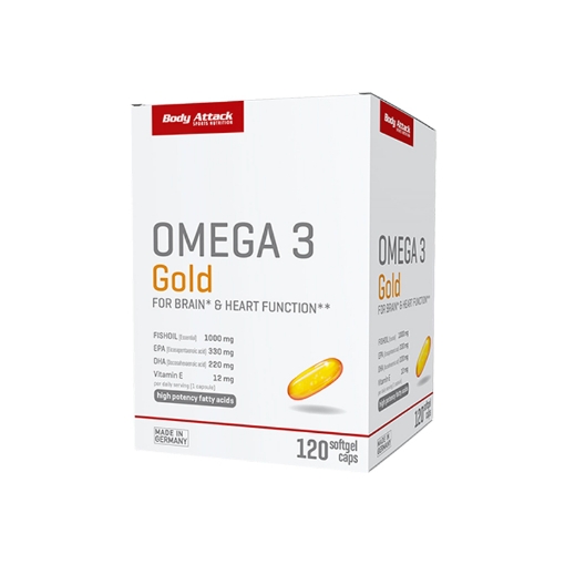 Bild på OMEGA 3 GOLD - 120 CAPS BODY ATTACK