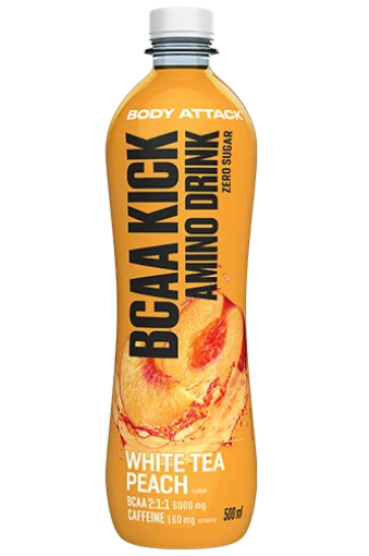 Bild på BCAA KICK Vitt Te Persika - 500 ml från Body Attack