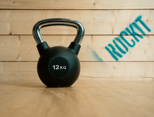 Bild på Svart Kettlebell 12 kg