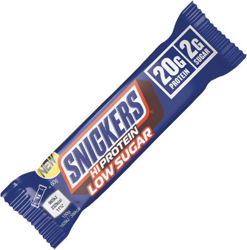 Bild på Snickers Low Sugar High Protein Bar 57g - Mjölkchoklad