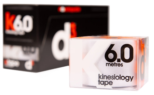 Bild på K6.0 Kinesiologitejp Vit 5 cm x 6 m - d3Tape